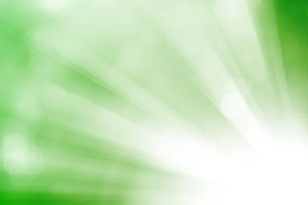 Yeşil parıltı defocused ışıltı ışınları ışıklar bokeh