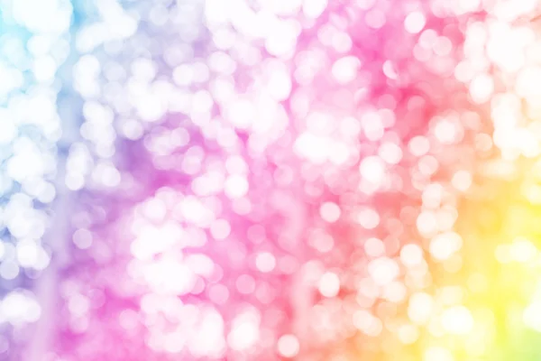 Renkli bokeh glitter ufuk ışık — Stok fotoğraf