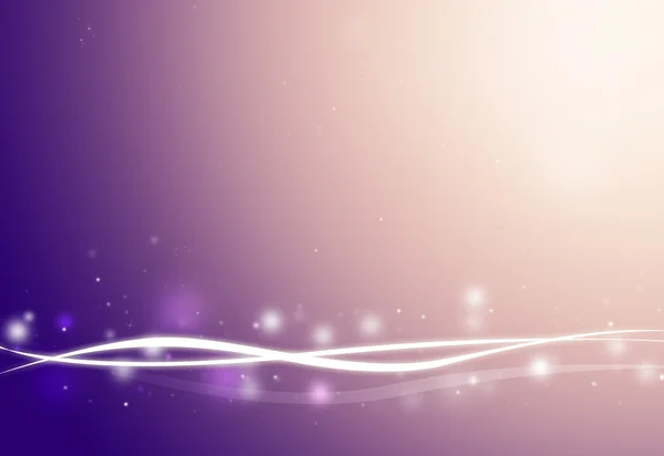 Пурпурная волна и блестки сверкают разряженные лучи огней — стоковое фото