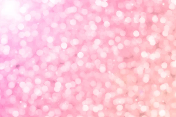 Pink glitter sparkle defocused rays lights bokeh — Stock Photo, Image