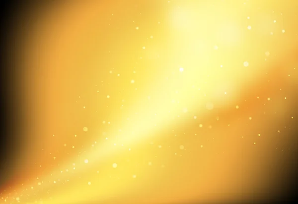 Altın parlak gökada ışıltı ufuk ışınları ışıklar bokeh soyut
