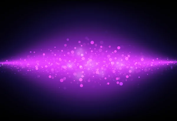 Mor parlak gökada ışıltı ışınları ışıklar bokeh abstra defocused