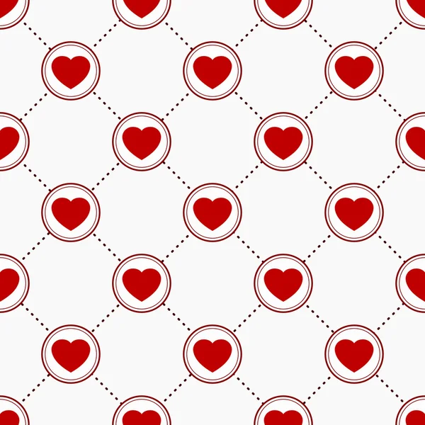 Ikonen mit Herzen — Stockvektor