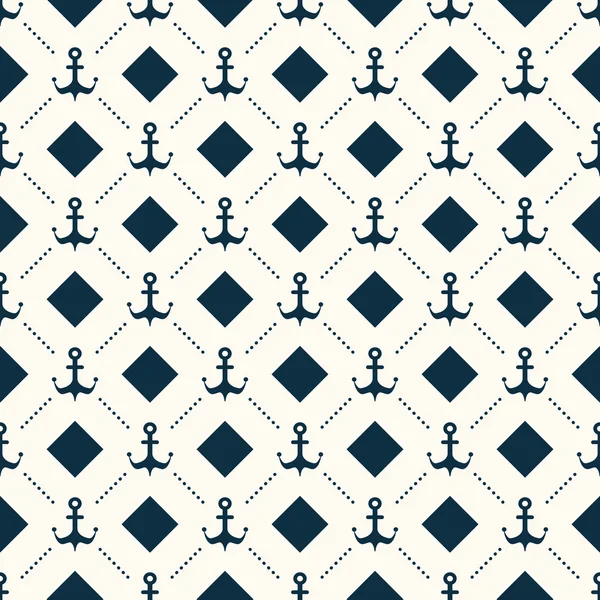 Maritieme sfeer patroon — Stockvector