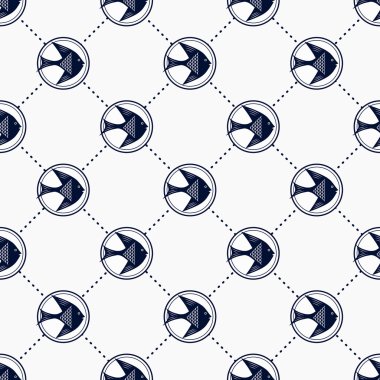 Balık simgeler desen