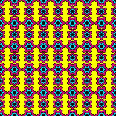 Soyut desen Pop Art tarafından ilham