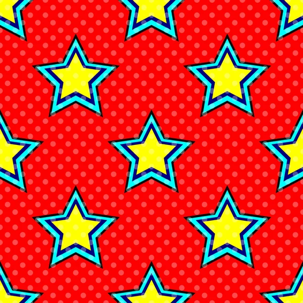 Pop Art Star — Stock Vector