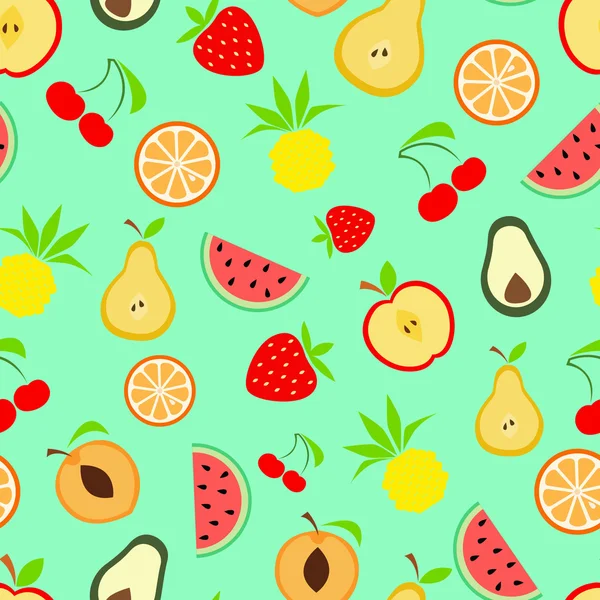 Exotické letní ovoce — Stockový vektor