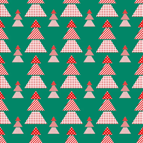 Arbres de Noël motif — Image vectorielle