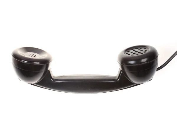 Staré nebo vinobraní telefonní sluchátko izolovaných na bílém pozadí — Stock fotografie