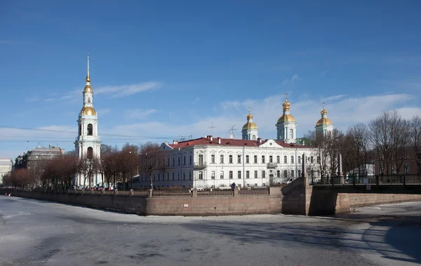St. Nicholas Domkyrkan Sankt-Petersburg, Ryssland — Stockfoto