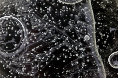 soyut makro arka plan görüntüsü. doğal buz yapılardaki portre