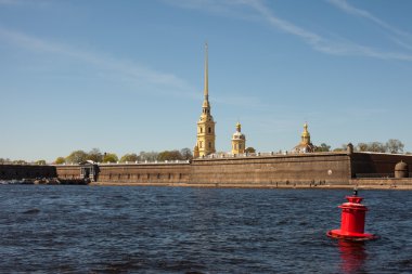 Peter ve Paul Katedrali, görüntülemek Neva nehir, Saint Petersburg