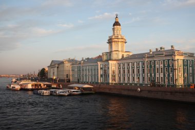 Kunstkamera binası. Saint-Petersburg, Rusya Federasyonu