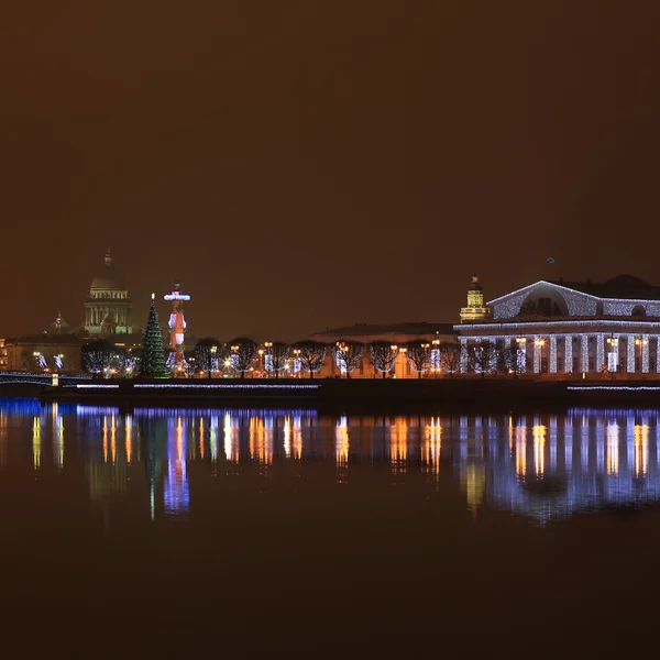 Nuit Saint Pétersbourg — Photo