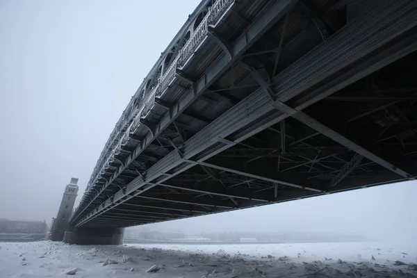 Peter kışın büyük köprü — Stok fotoğraf