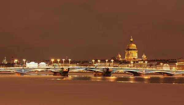 Noche San Petersburgo — Foto de Stock