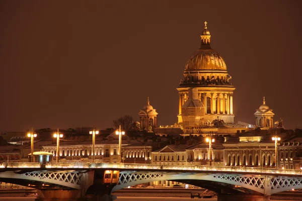 Nacht Sint-Petersburg — Stockfoto