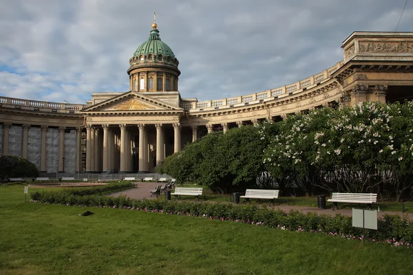 Cerkiew Kazańskiej. Saint-Petersburg, Federacja Rosyjska — Zdjęcie stockowe