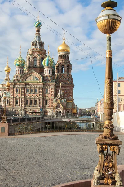 Église orthodoxe du Sauveur sur le sang. Saint-Pétersbourg, Russie — Photo