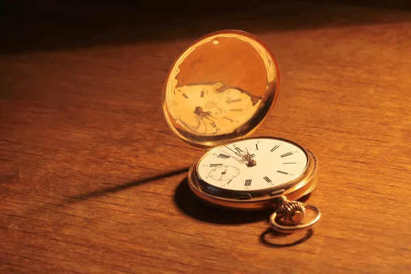 Vintage pocket watch closeup — Stock Photo, Image