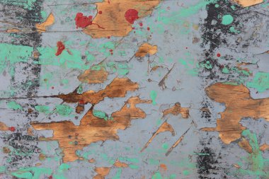 doku eski boyalı ahşap tahta