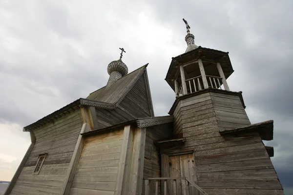 St John Evangelist ahşap Ortodoks Şapel — Stok fotoğraf