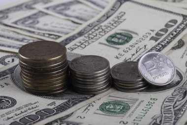 Rusya Rublesi Usd portre üzerinde sikkeleri