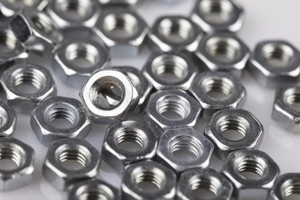 arka plan metal fındık closeup beyaz