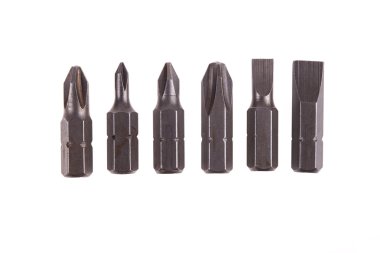 Püskürtme için beyaz izole tornavida seti