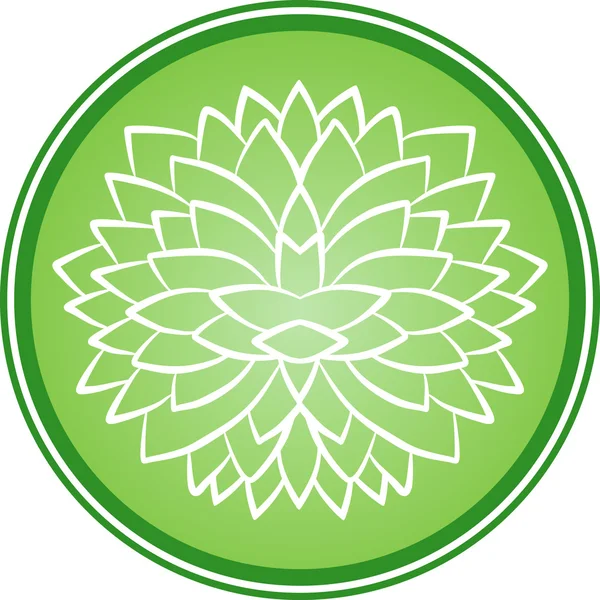 Icono de flor — Vector de stock