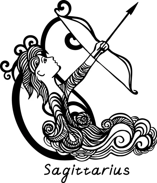 Sagittarius — Stock Vector