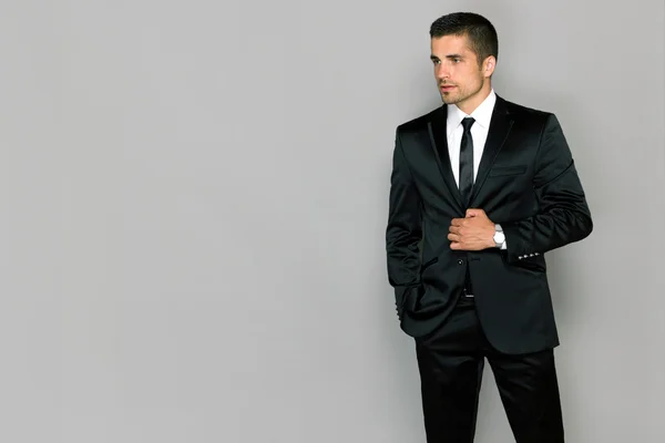 Businessman in a suit and tie — Stock Photo, Image