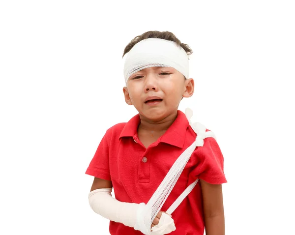 Ett barn skadas — Stockfoto