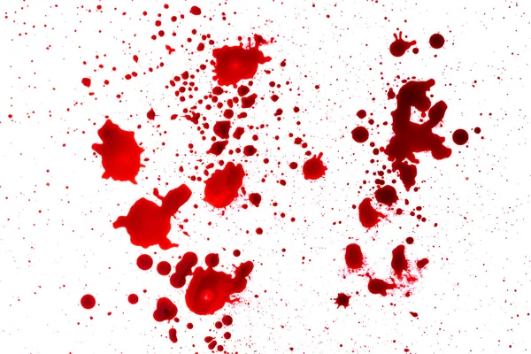 Splatter de sangue vermelho — Fotografia de Stock