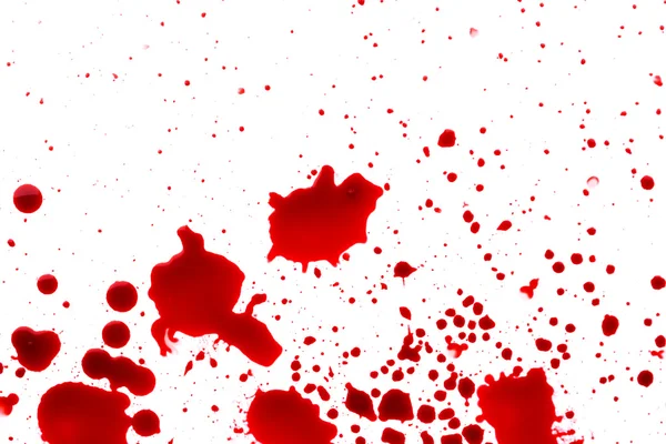 Splatter de sangue vermelho — Fotografia de Stock