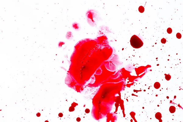 Salpicadura de sangre roja —  Fotos de Stock