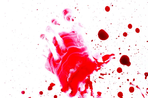Splatter de sangue vermelho — Fotografia de Stock