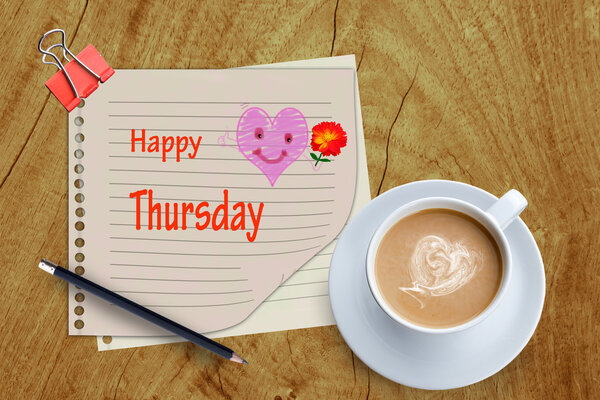 paper and coffee cup