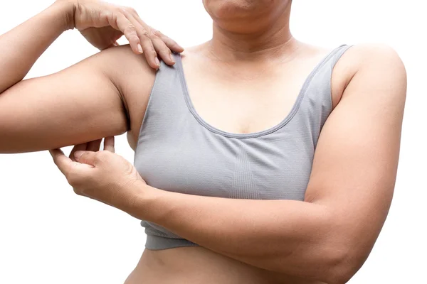 Dikke vrouw — Stockfoto