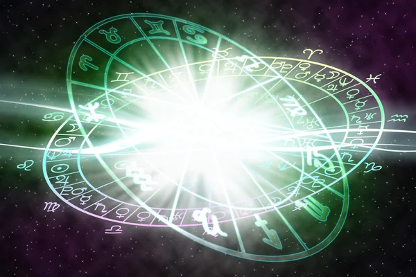 Bakgrund av astrologi — Stockfoto