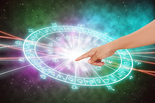 Hintergrund des astrologischen Konzepts — Stockfoto