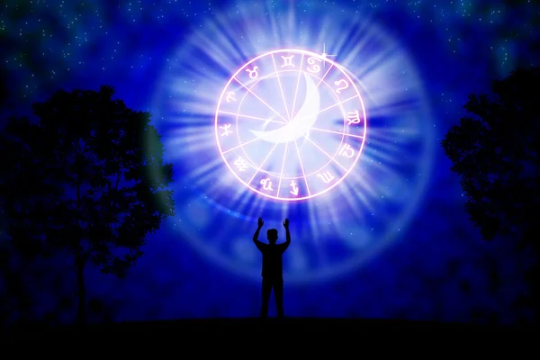 Trasfondo del concepto de astrología — Foto de Stock