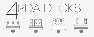 4 ince çizgiler BKİ deste ayarla