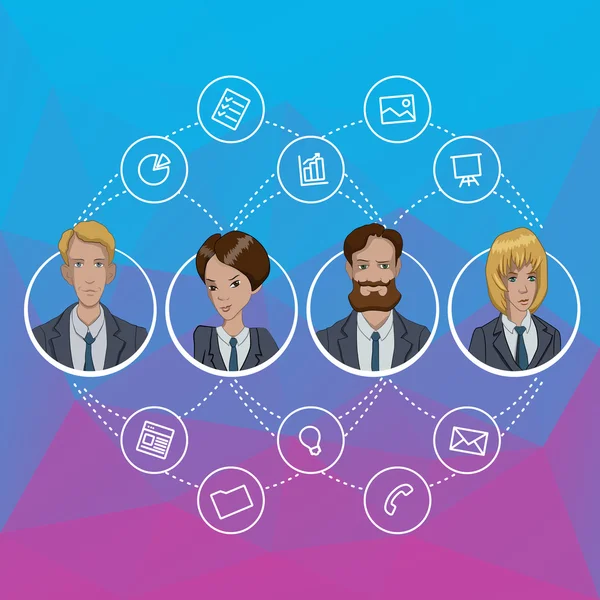 Office yöneticileri avatarları.