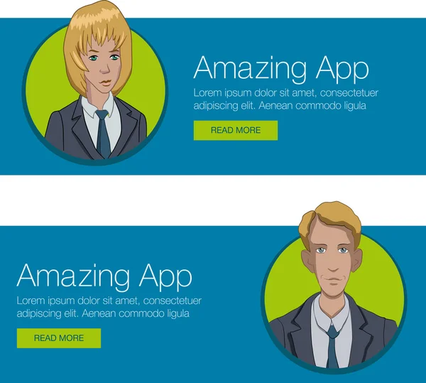 Web sitesi üstbilgileri promosyon afiş.