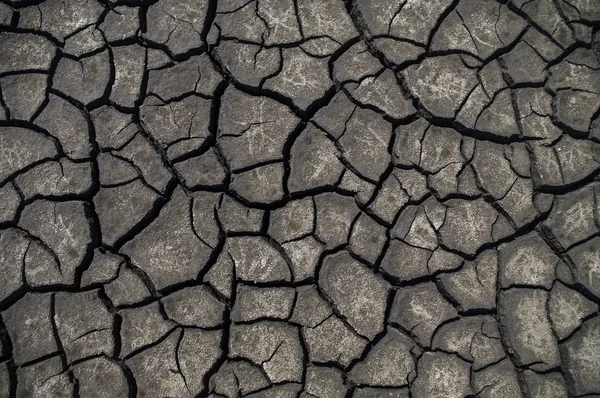 Textuur gekraakt aarde — Stockfoto