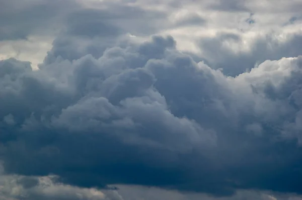 Awan Badai Yang Indah Langit Pada Hari Musim Semi — Stok Foto