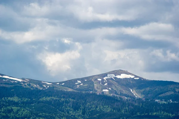 Pieken Karpaten Oekraïne Berglandschap Bureaublad Achtergrond — Stockfoto