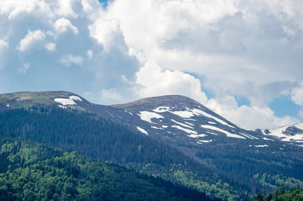 Pieken Karpaten Oekraïne Berglandschap Bureaublad Achtergrond — Stockfoto